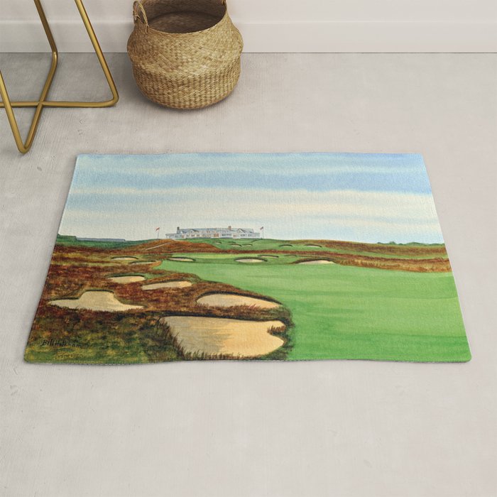 Shinnecock Hills Golf Course With Clubhouse Rug Gallery Image 1