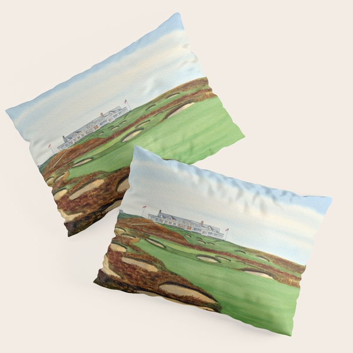 Shinnecock Hills Golf Course With Clubhouse Pillow Sham Gallery Image 3