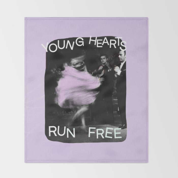 Young Hearts Throw Blanket Gallery Image 2