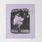 Young Hearts Throw Blanket Gallery Image 2