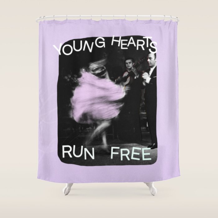 Young Hearts Shower Curtain Gallery Image 1