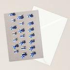 Beach Umbrellas Stationery Card Gallery Image 2