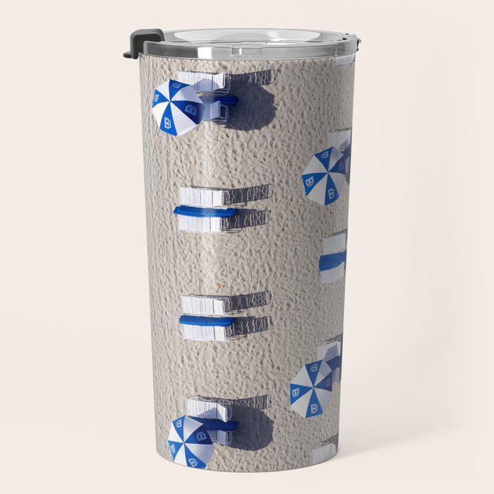 Beach Umbrellas Travel Mug Gallery Image 3