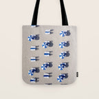 Beach Umbrellas Tote Bag Gallery Image 1