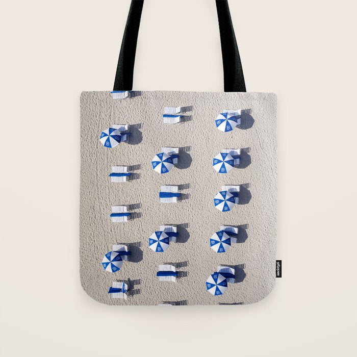Beach Umbrellas Tote Bag Gallery Image 1