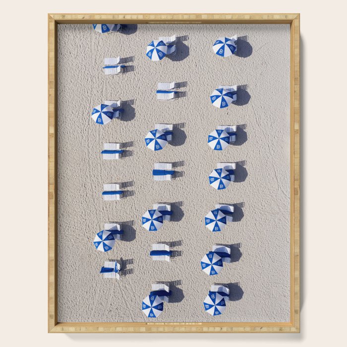 Beach Umbrellas Serving Tray Gallery Image 1