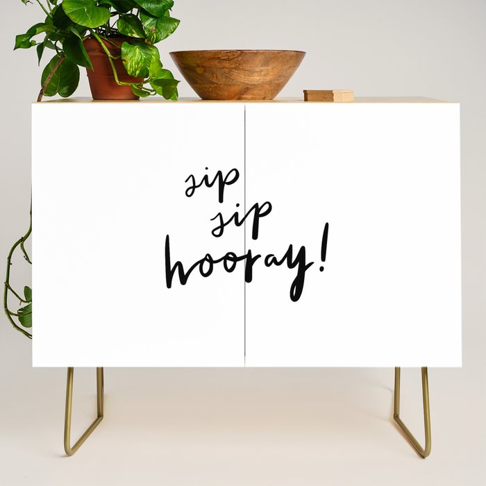 Sip Sip Hooray! Credenza Gallery Image 1
