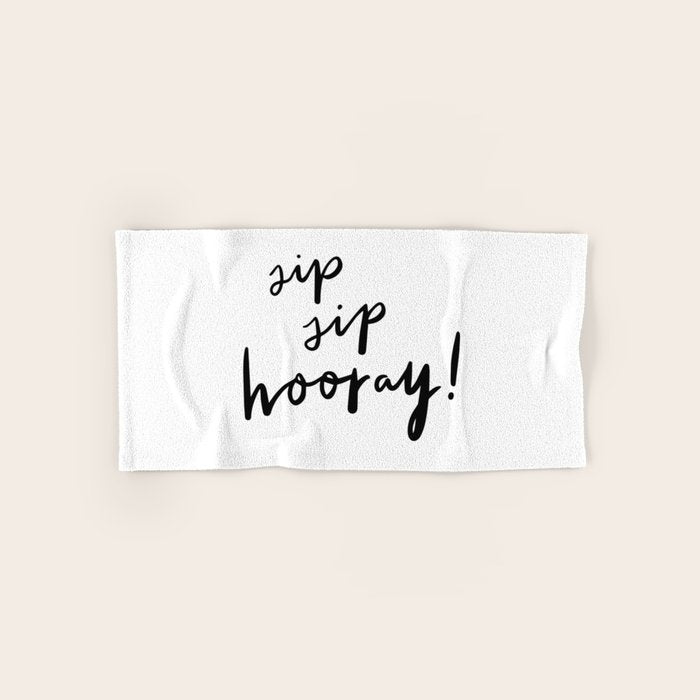 Sip Sip Hooray! Bath Towel Gallery Image 1
