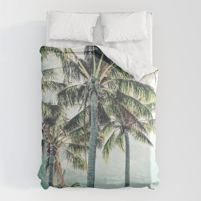 Under the palms Duvet Cover Gallery Image 1