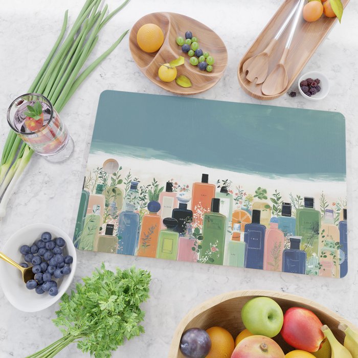 Botanical Citrus Perfume Collection Cutting Board Gallery Image 2