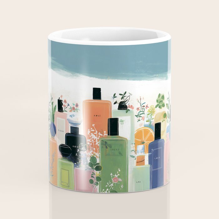 Botanical Citrus Perfume Collection Coffee Mug Gallery Image 4
