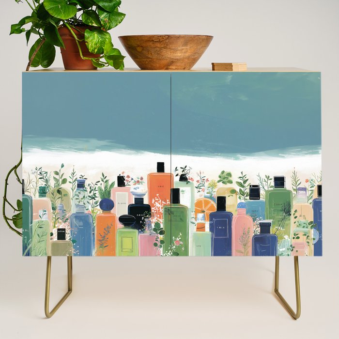 Botanical Citrus Perfume Collection Credenza Gallery Image 1