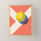 BALLS / Tennis - clay court I Mini Art Print Gallery Image 1