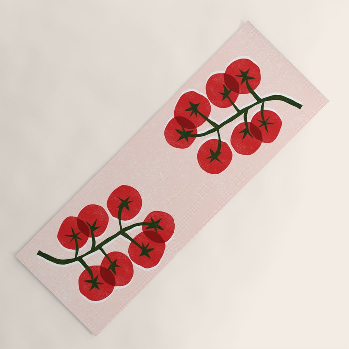 Tomatoes On A Branch Yoga Mat Gallery Image 1