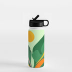 Things Are Looking Up 2 Wide View / Tropical Greenery Water Bottle Gallery Image 1