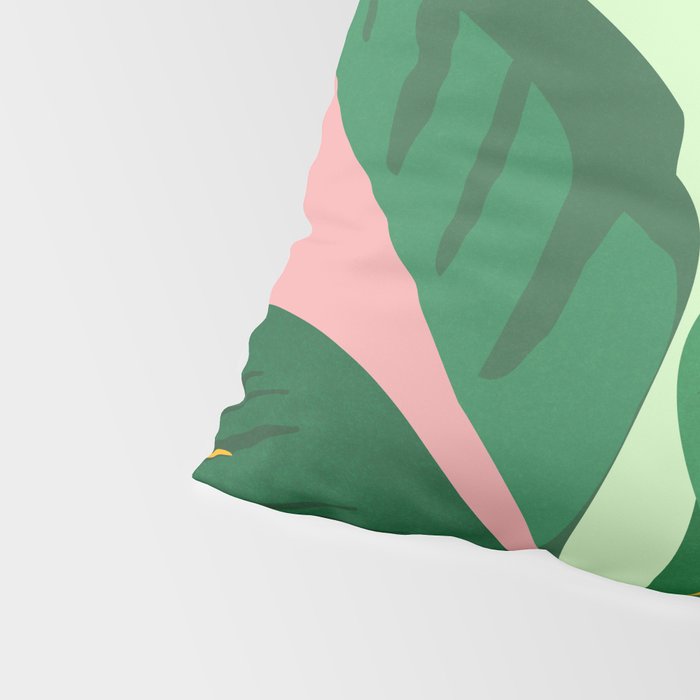Things Are Looking Up 2 Wide View / Tropical Greenery Pillow Sham Gallery Image 4