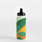 Things Are Looking Up 2 Wide View / Tropical Greenery Water Bottle Gallery Image 2