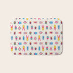 Vibrant Beetles Bath Mat Gallery Image 1