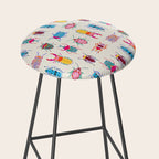 Vibrant Beetles Stool Gallery Image 2