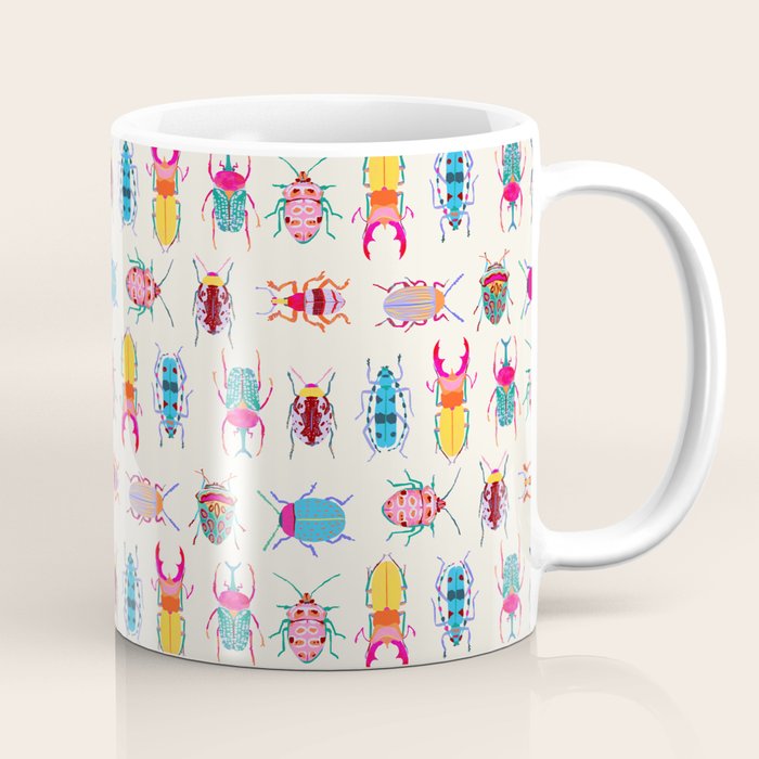 Vibrant Beetles Coffee Mug Gallery Image 1