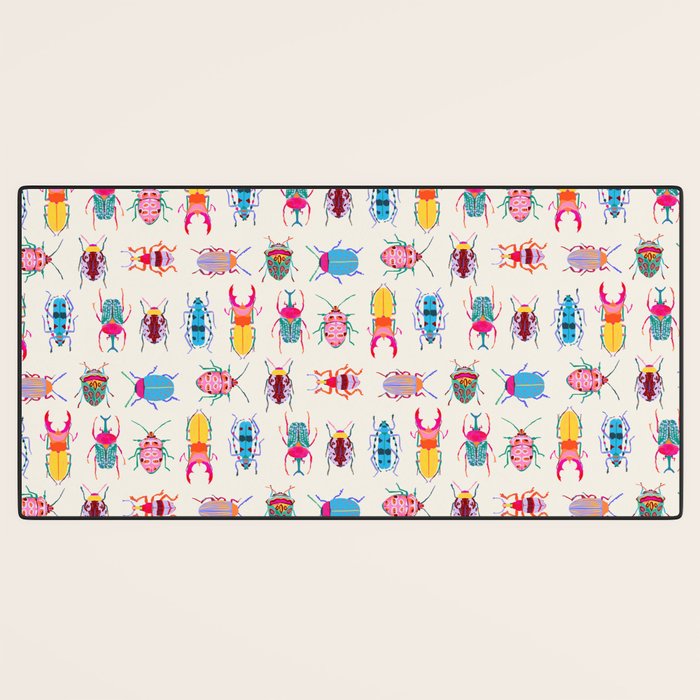 Vibrant Beetles Desk Mat Gallery Image 3