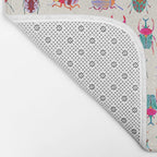 Vibrant Beetles Bath Mat Gallery Image 2