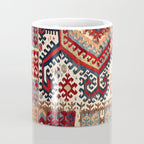 Hotamis  Antique Konya Turkish Kilim Print Coffee Mug Gallery Image 4