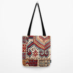 Hotamis  Antique Konya Turkish Kilim Print Tote Bag Gallery Image 2
