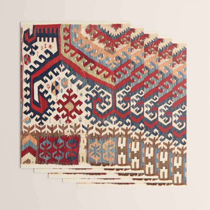 Hotamis  Antique Konya Turkish Kilim Print Wrapping Paper Gallery Image 3