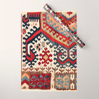 Hotamis  Antique Konya Turkish Kilim Print Wrapping Paper Gallery Image 1
