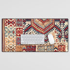 Hotamis  Antique Konya Turkish Kilim Print Desk Mat Gallery Image 1