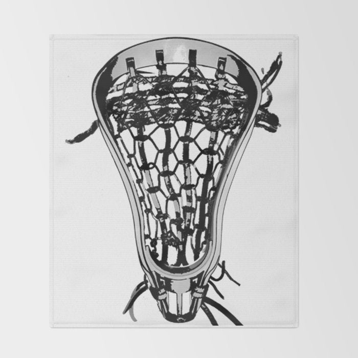 Lacrosse Nuff Said Throw Blanket Gallery Image 2