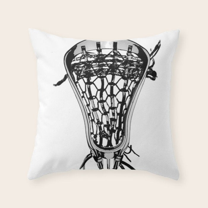 Lacrosse Nuff Said Throw Pillow Gallery Image 6