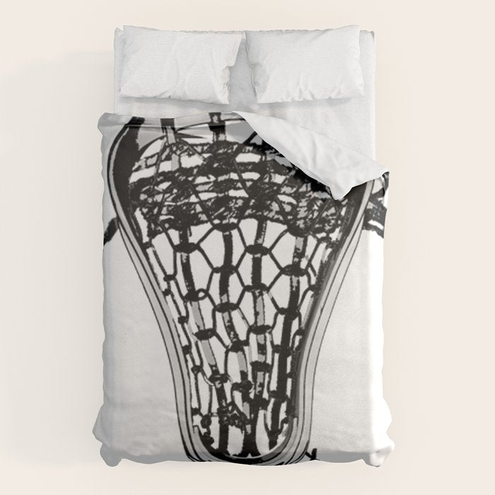 Lacrosse Nuff Said Duvet Cover