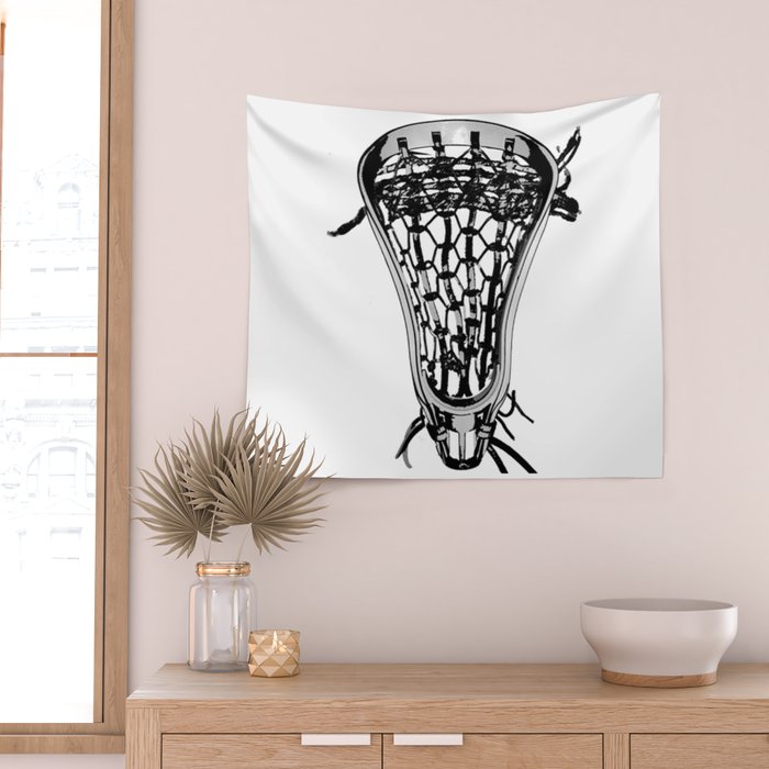 Lacrosse Nuff Said Wall Tapestry Gallery Image 2