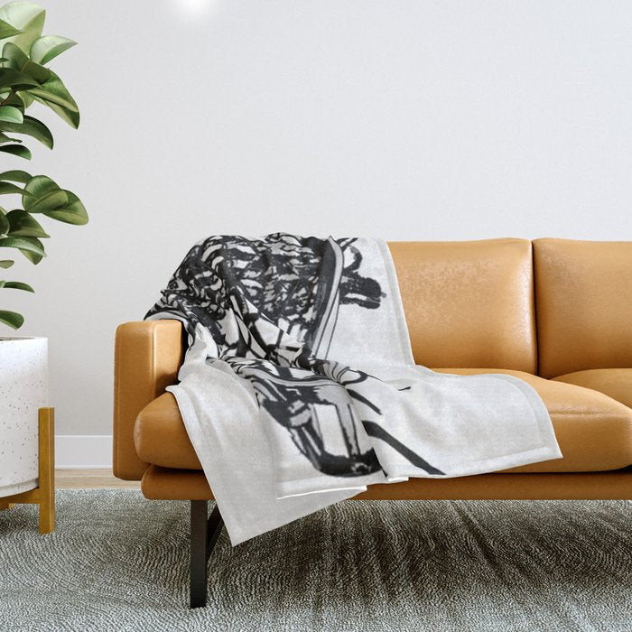 Lacrosse Nuff Said Throw Blanket Gallery Image 1