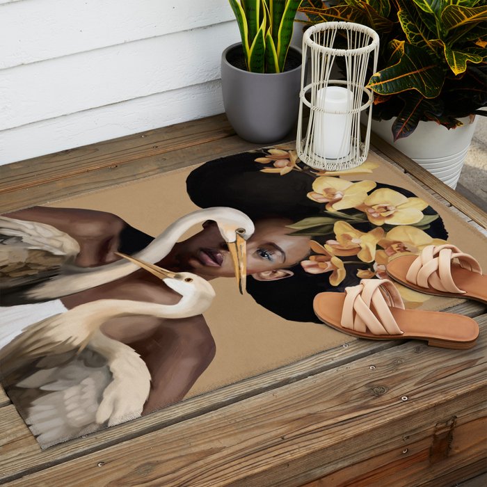 Orchid Majesty Outdoor Rug Gallery Image 2
