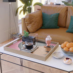Pink Stripes Serving Tray Gallery Image 2