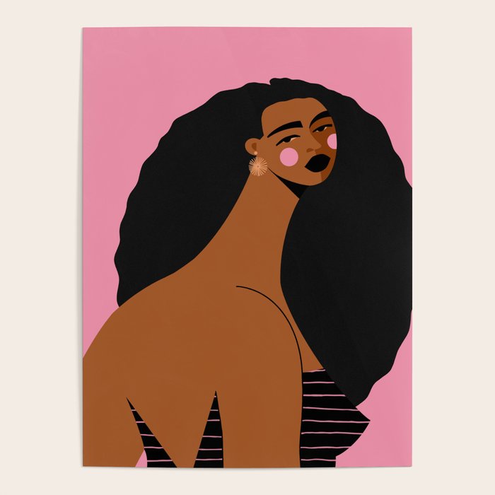 Pink Stripes Poster Gallery Image 1