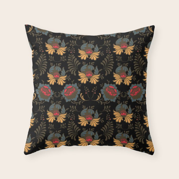 Vintage Royal Throw Pillow Gallery Image 6