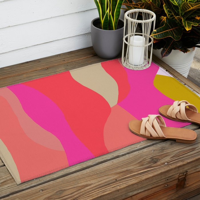Adelaida, mountain sunset Outdoor Rug Gallery Image 2