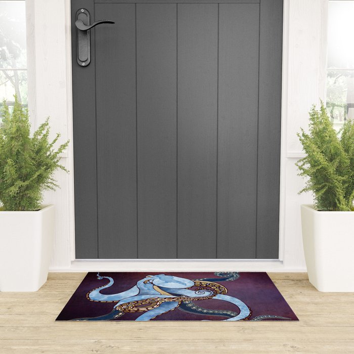 Metallic Octopus III Welcome Mat Gallery Image 3