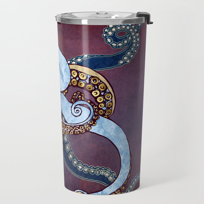 Metallic Octopus III Travel Mug Gallery Image 2