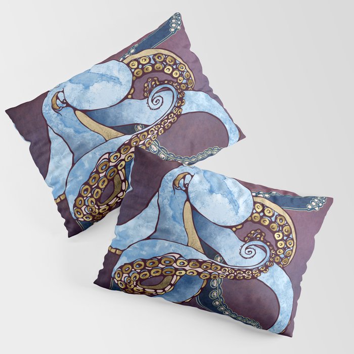 Metallic Octopus III Pillow Sham Gallery Image 3