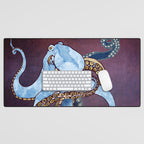 Metallic Octopus III Desk Mat Gallery Image 1