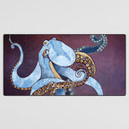 Metallic Octopus III Desk Mat Gallery Image 3
