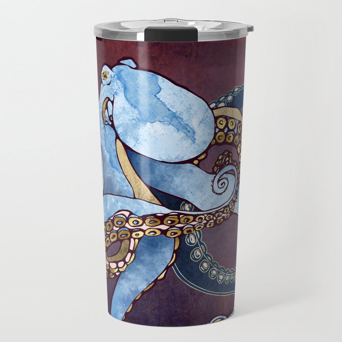 Metallic Octopus III Travel Mug Gallery Image 1