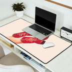 These Boots - Yeehaw Rustic Red n Neutral Desk Mat Gallery Image 2