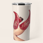 These Boots - Yeehaw Rustic Red n Neutral Travel Mug Gallery Image 1