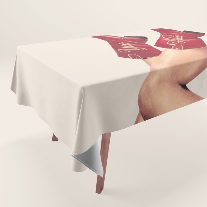 These Boots - Yeehaw Rustic Red n Neutral Tablecloth Gallery Image 1